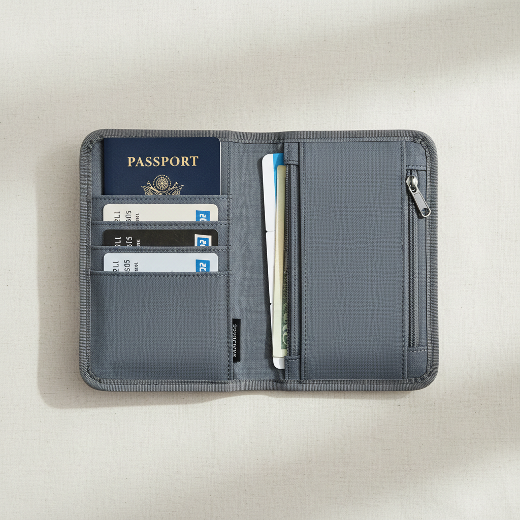 Travel Document Organizer Wallet
